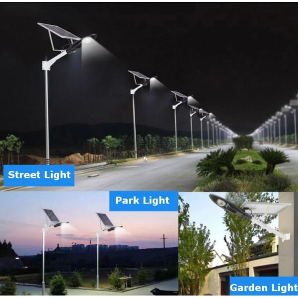 Dustproof Solar Led Parking Lot Lights High Power Efficient IP65 100W COB
