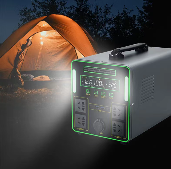 YF04 1000W Solar Generator 921Wh Portable Power Station Emergency Backup For Home Blackout Camping RV