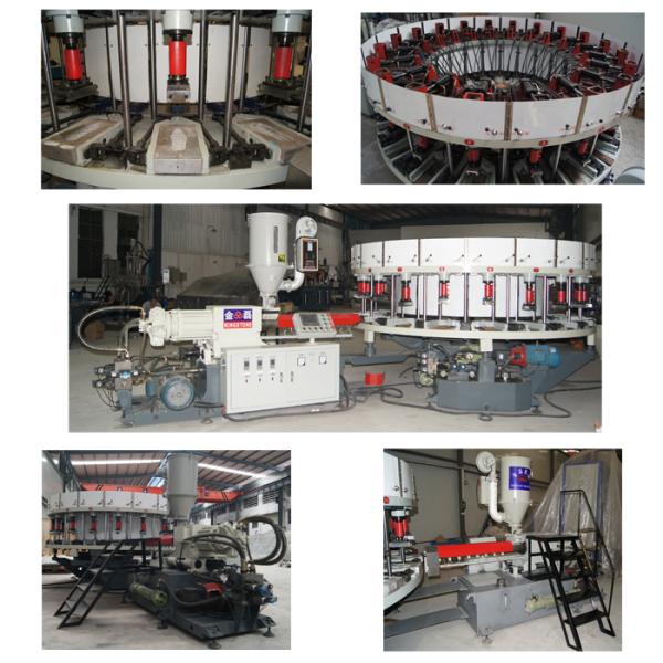 16 zapatos de /Sports de la lona de la inyección de la INMERSIÓN de la estación que hacen la máquina