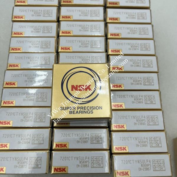 NSK  High Precision Angular contact ball bearing 7201CTYNSULP5 , 7201CTYNSULP4