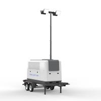 4000W 150000LM Tour d'éclairage à LED mobile Lumières de générateur portable à entrée CA 135Kw