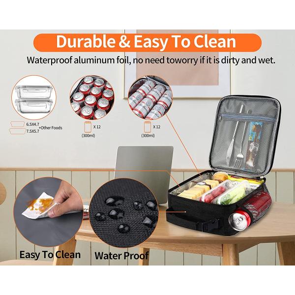 Lightweight Insulated Tote Case Outdoor Lunch Box Insulation Removal Bags With Handle