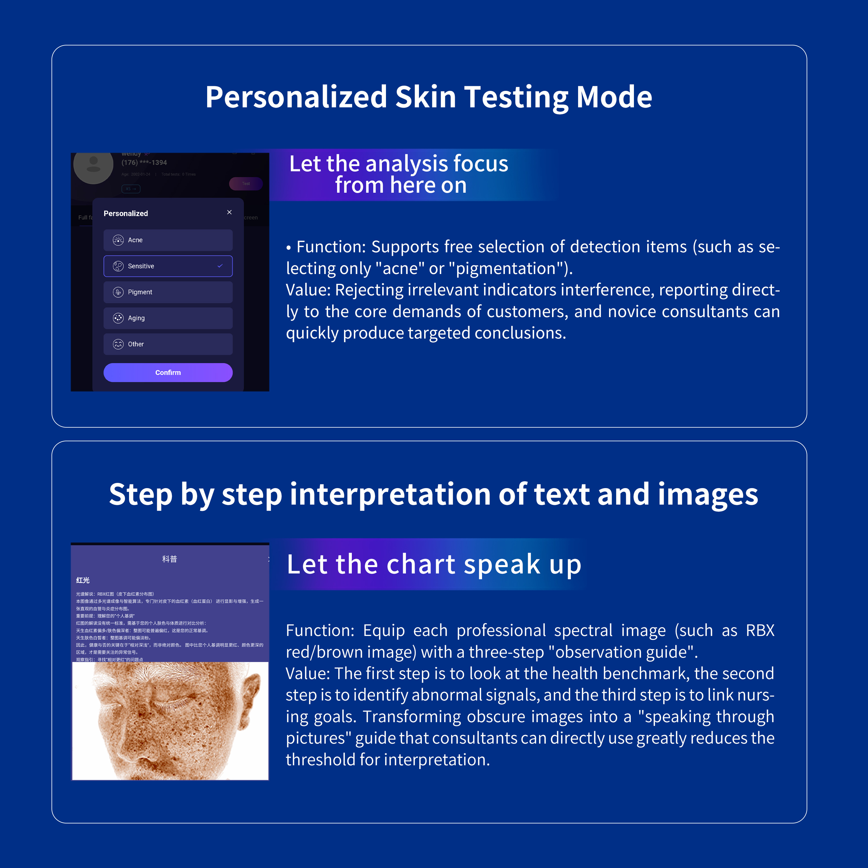 X3 Skin Analyzer AI Camera Salon Facial Diagnostic Beauty Detector HD Scanner Machine Equipment