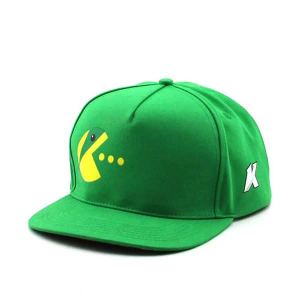 Trucker-style half mesh snap back hats,5 panel cotton baseball cap, screen printing logo, custom design promotional hats
