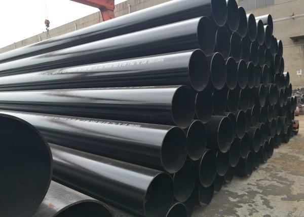 Round ISO 21809 DIN 30670 AWWA C213 ERW Black Steel Pipe