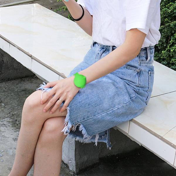 Wristband Hand Sanitizer Dispenser, Portable Silicone Liquid Wearable Travel Size Bracelet