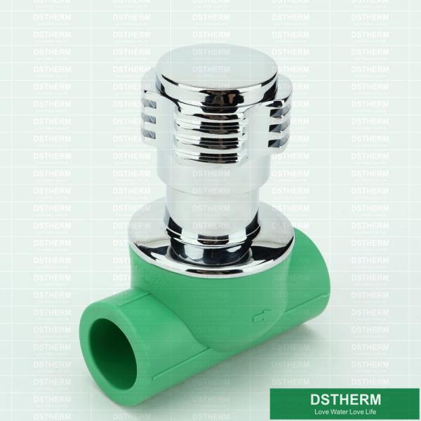 Скрытая поверхность впрыски штуцеров трубы клапана стопа PPR ровная