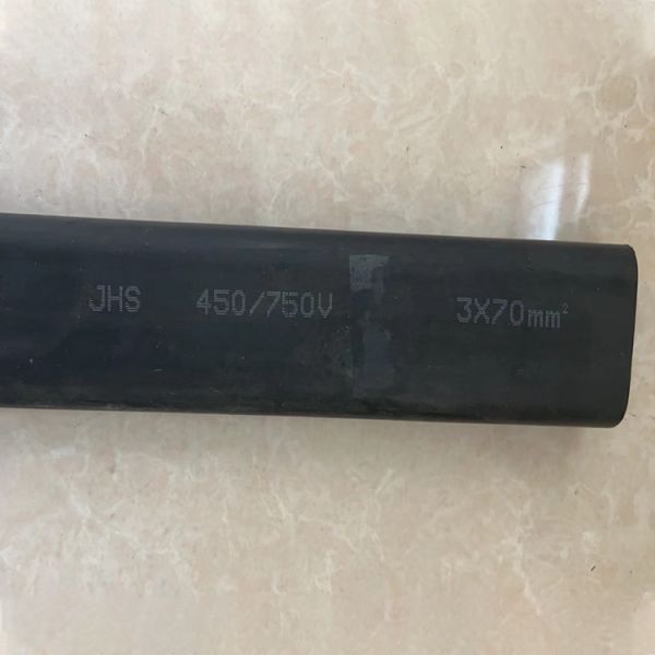 Waterproof Flat Submersible Pump Cable with EPR Insulation Flexible Copper Conductor and Wide Temperature Range