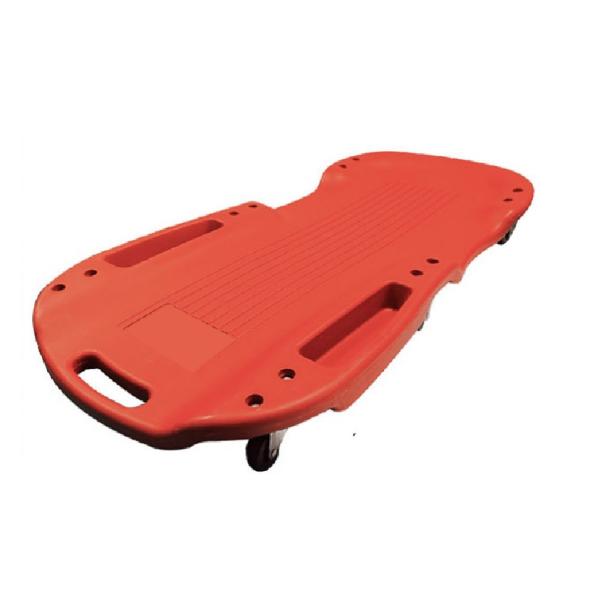 Cor Vermelha Creeper dobrável Mecânica de automóveis Creeper acolchado Sento de carrinho Creeper cama de carro