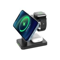 Custom Logo Wireless Magnetic Phone Charger 3 In 1  Magsafing