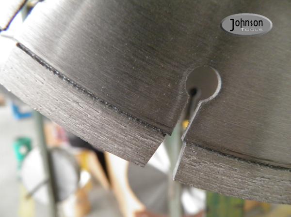12inch/300mm Concrete Cutting Blades, Laser welded saw blade fro cured concrete cutting, 12mm height,  Center hole 20mm.