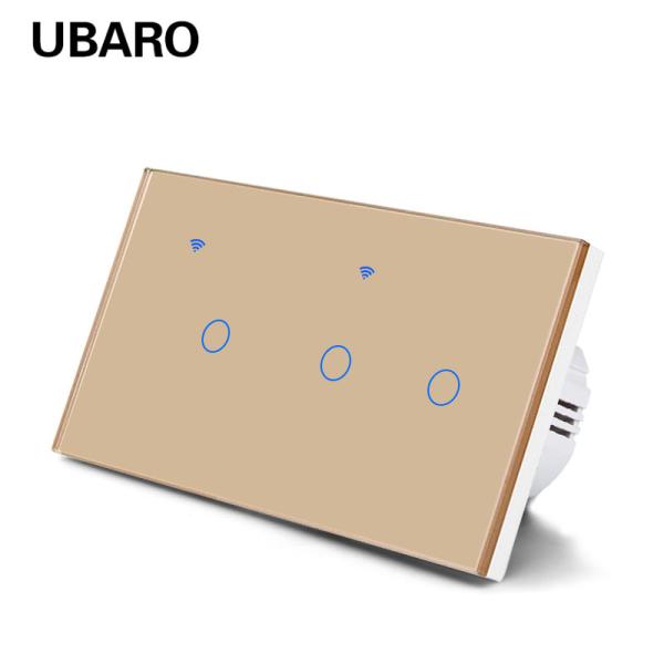 146 Type Eu Standard Wall Mounted Switch With Tuya Wifi Remote Control Lamp Switch Alexa Alice Google Assistant
