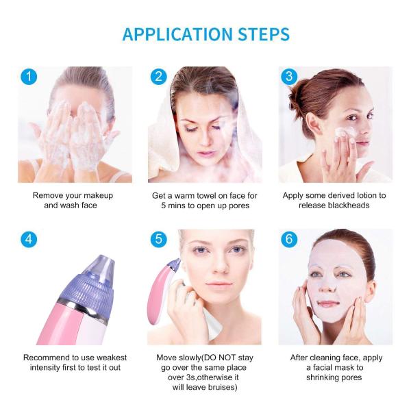 Pimple Skin Treatment Blackhead Removal Device Face Vacuum For Blackheads
