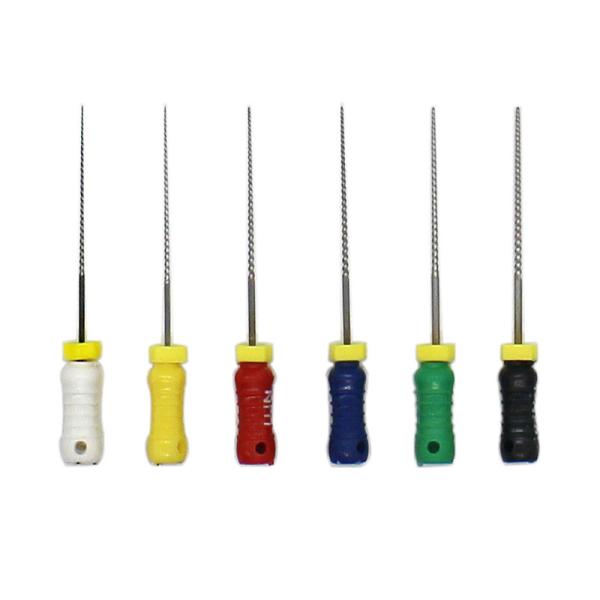Dentistry Hand Use Niti K Files 25mm #15 - 40 For Root Canal Treatment