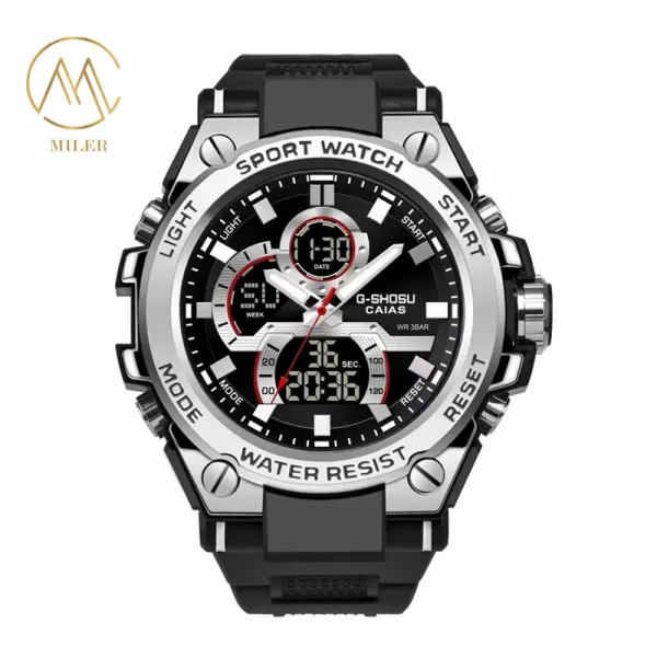 Wholesale Digital Sport Watch Good Performance Silicone Strap Watch with Waterproof Feature