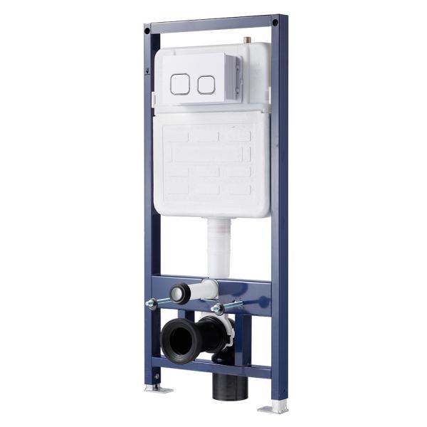 Rectangular Back To Wall Cistern 8.5/3 Liters Flush Volume For Modern Bathrooms