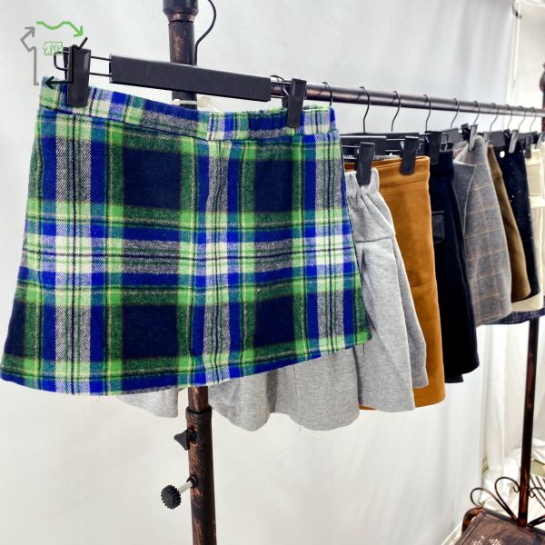 Summer Fashion Second Hand Cotton Short Skirt Ukay Bales Bundle Used Clothing Wholesale