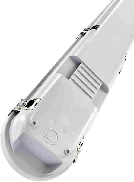 Venezianas Ip65 decorativas impermeáveis contínuas antiofuscantes leves da prova do armazém dispositivo elétrico de luz conduzido plástico da Tri prova das tri