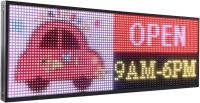 Muestras programables al aire libre P10 RGB de Digitaces LED a todo color para la imagen del texto