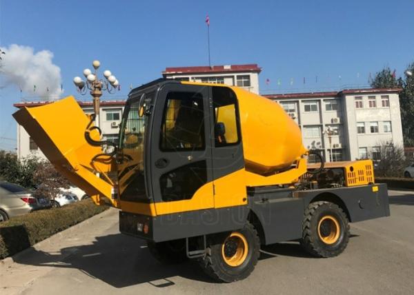 Volumetric Mobile Small Self Loading Concrete Mixer Truck Right Hand Drive Type