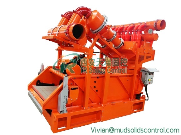 Solids Control TRQJ200×2S-100×8N Mud Cleaner – Integrated Desander Desilter System For 8nos Desilter Cyclones