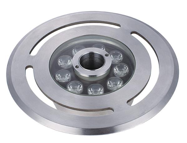 SS304 SS316 Water Fountain Equipment RGB Cast Al Heat Sink With Drain Scorpion
