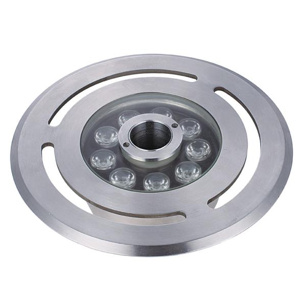 SS304 SS316 Water Fountain Equipment RGB Cast Al Heat Sink With Drain Scorpion