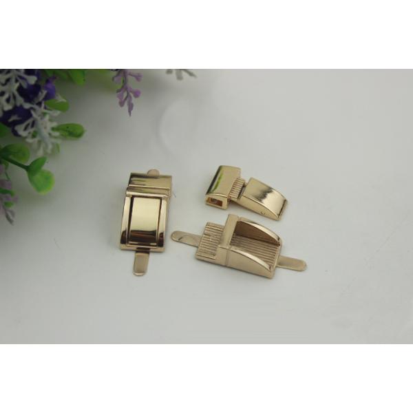 Small design purse metal zinc alloy light gold decorative hardware lock