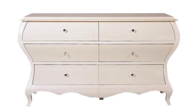 XY C059 Antique Hand Painted Wooden Cabinets 6 Drawer Country Classic Furniture