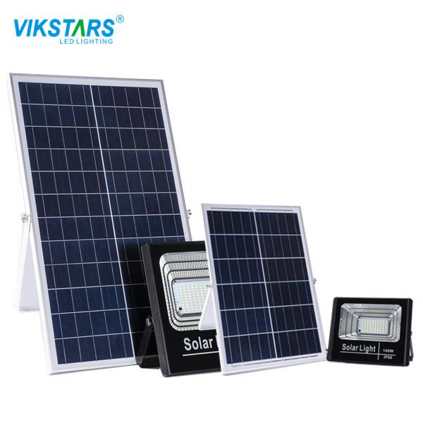 30w 60W Solar 100W LED Flood Light Aluminum Bracket Arm With 3.7V Battery