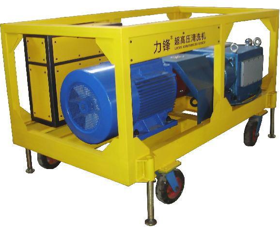 Industrial High Pressure Washers 90kw Trailer Mounted Pressure Water Pumps