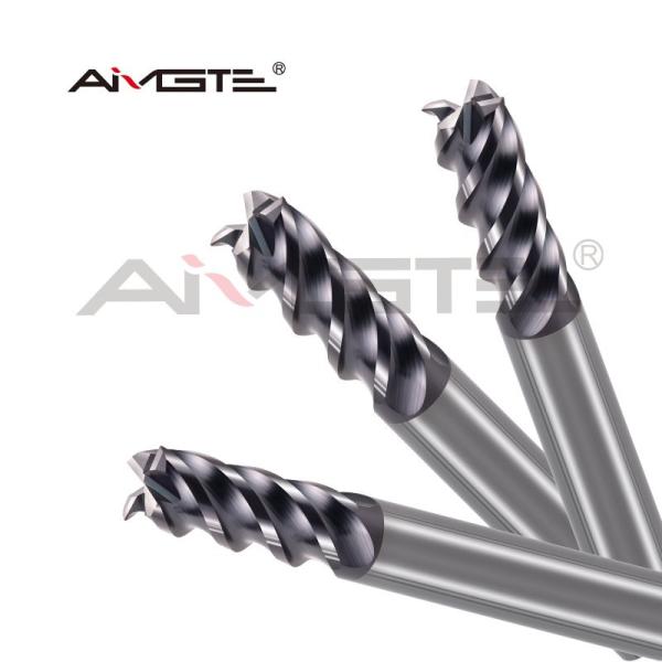 4 Flute Carbide U-Slot End Mill for Steel Stainless Inconel High Efficiency Roughing  Finishing