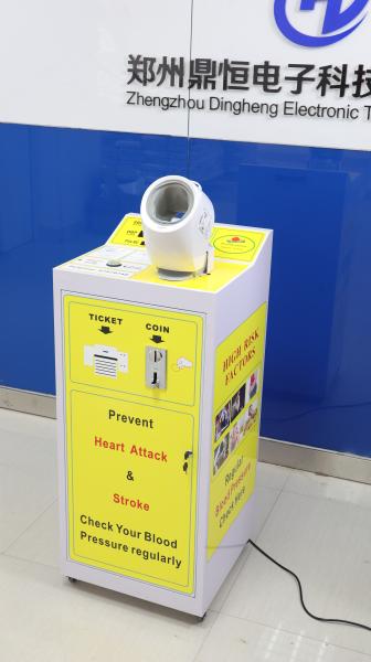 Coin Opeated Digital Blood Pressure Machine Bluetooth Wireless Connect