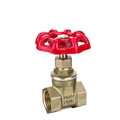Brass Manual Forged Gate Valve Bsp Female Thread Handle Wheel Brass Gate Valve For Water Oil Gas
