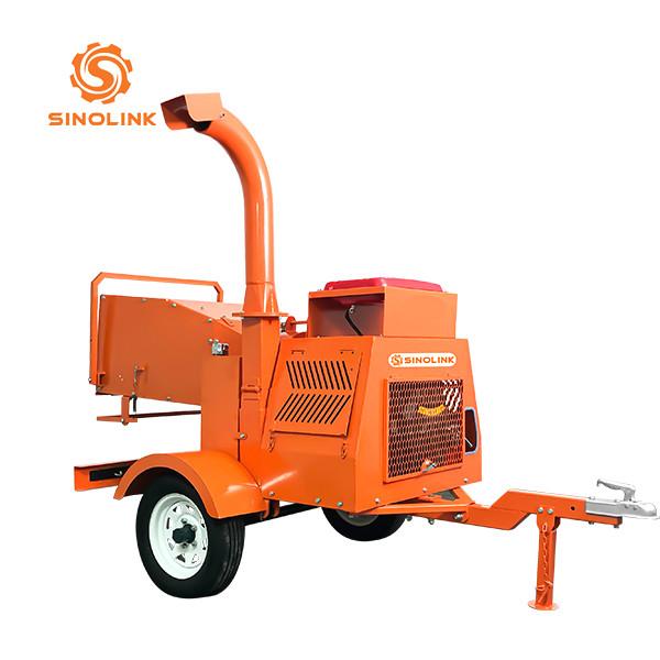 Household Wood Chipper For Palm Fronds Tractor Wood Mulching Machine
