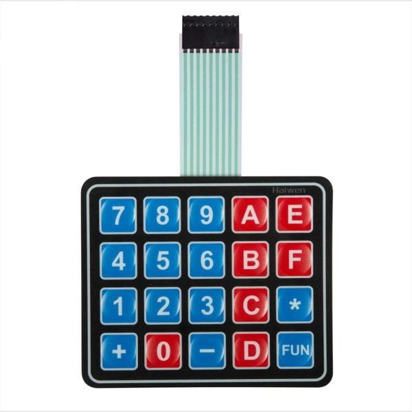 Клавиатура мембраны ПК ЛЮБИМЦА со светом приведенным