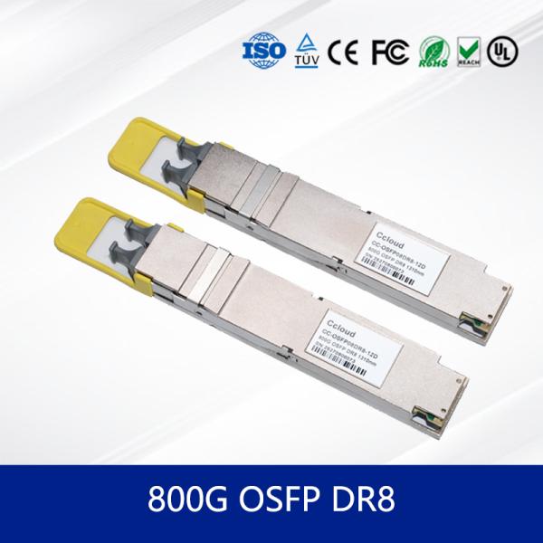 Módulo transceptor de alta velocidad 800G OSFP 112 EDR4 CC-OSFP08EDR8-12D para centro de datos