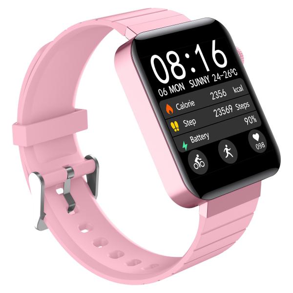 M5 Heart Rate SmartWatch 1.54inch Waterproof Watch With Thermometer Panic Free Shipping A Bracelet