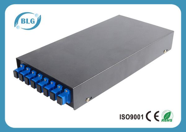 8 Cores Fiber Optic Cable Assemblies , Red 12 Cores FTTH Terminal Box