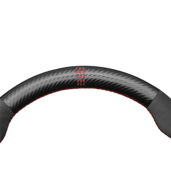 Mewant brand carbon fiber plus vegan suede steering wheel cover for Holden Commodore Astra Calais 2018-2020 interior accessories