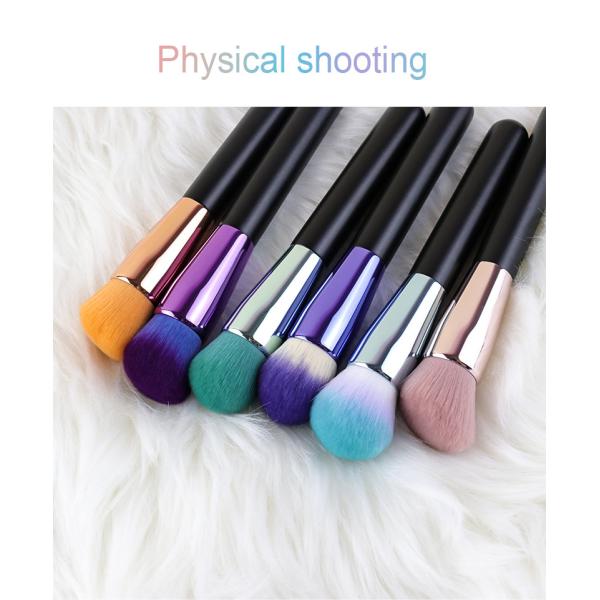 Ferrule щетки макияжа жестокости Blusher щетки учреждения свободного лицевого алюминиевого одиночный