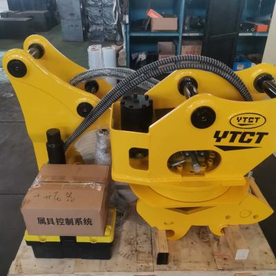 CE Certification  360Degree Tilting Excavator Attachments Hydraulic Quick Hitch Coupler