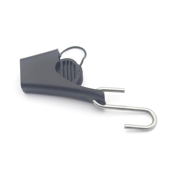 ABS Plastic FTTH Drop Wire Clamp Outdoor Support Tension Flat Electrical Wire
