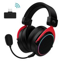 IPX3 Waterproof 2.4G Wireless Gaming Headset For PS5 PS4 PC LED Noise Cancelling