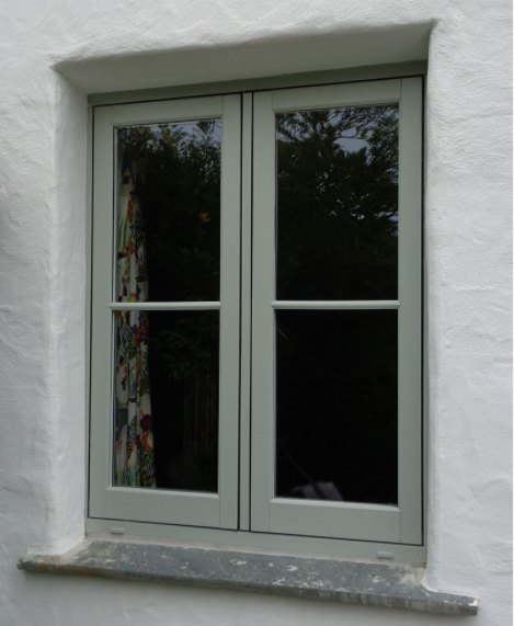 PVC Glass Aluminium Frame Casement Window Powder Coated For Apartment