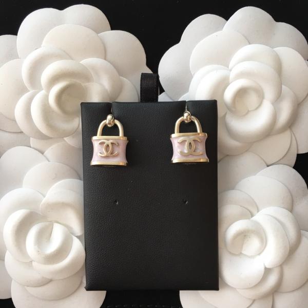 Lock Pendant Earrings Early Spring Collection