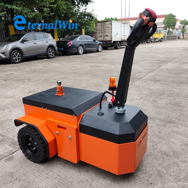 24V Battery Voltage Electric Tow Tug Dimensions 1300x850x1050mm Industrial Tow Vehicle Designed for Heavy Duty Transport