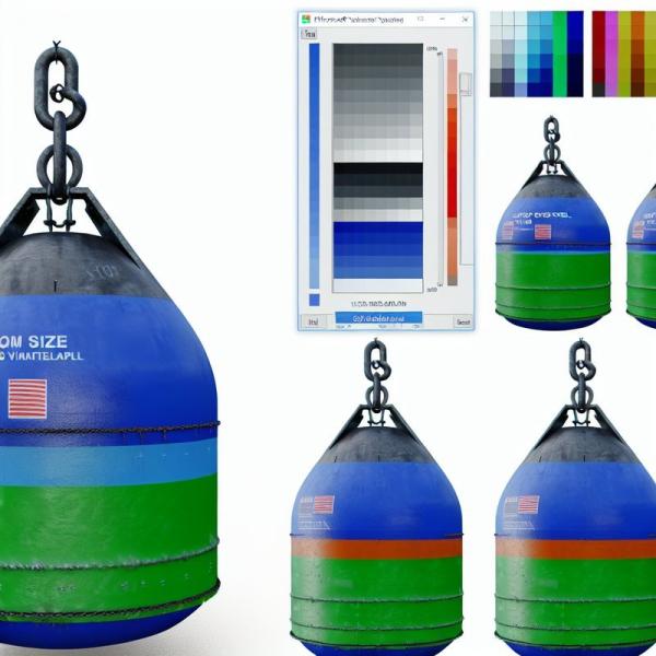 Steel Mooring Buoy with EVA Filling - Custom Sizes & Colors