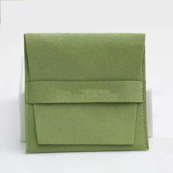 Necklace Stylish Velvet Custom Envelope Packaging Suede Microfiber Jewelry Bag