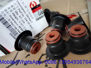brand new Exhaust Valve Rod Oil Seal, D04-107-30+A , shangchai engine parts for SDEC Shanghai Diesel D6114